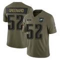 P.Eagles #52 Jonathan Greenard Player Olive 2025 Salute To Service Limited BALCE Stitched Jerseys