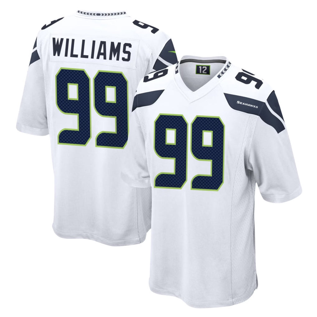 S.Seahawks #99 Leonard Williams Player White Home Game BALCE Stitched Jerseys