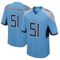 T.Titans #51 Austin Schlottmann Player Light Blue Home Game BALCE Stitched Jerseys