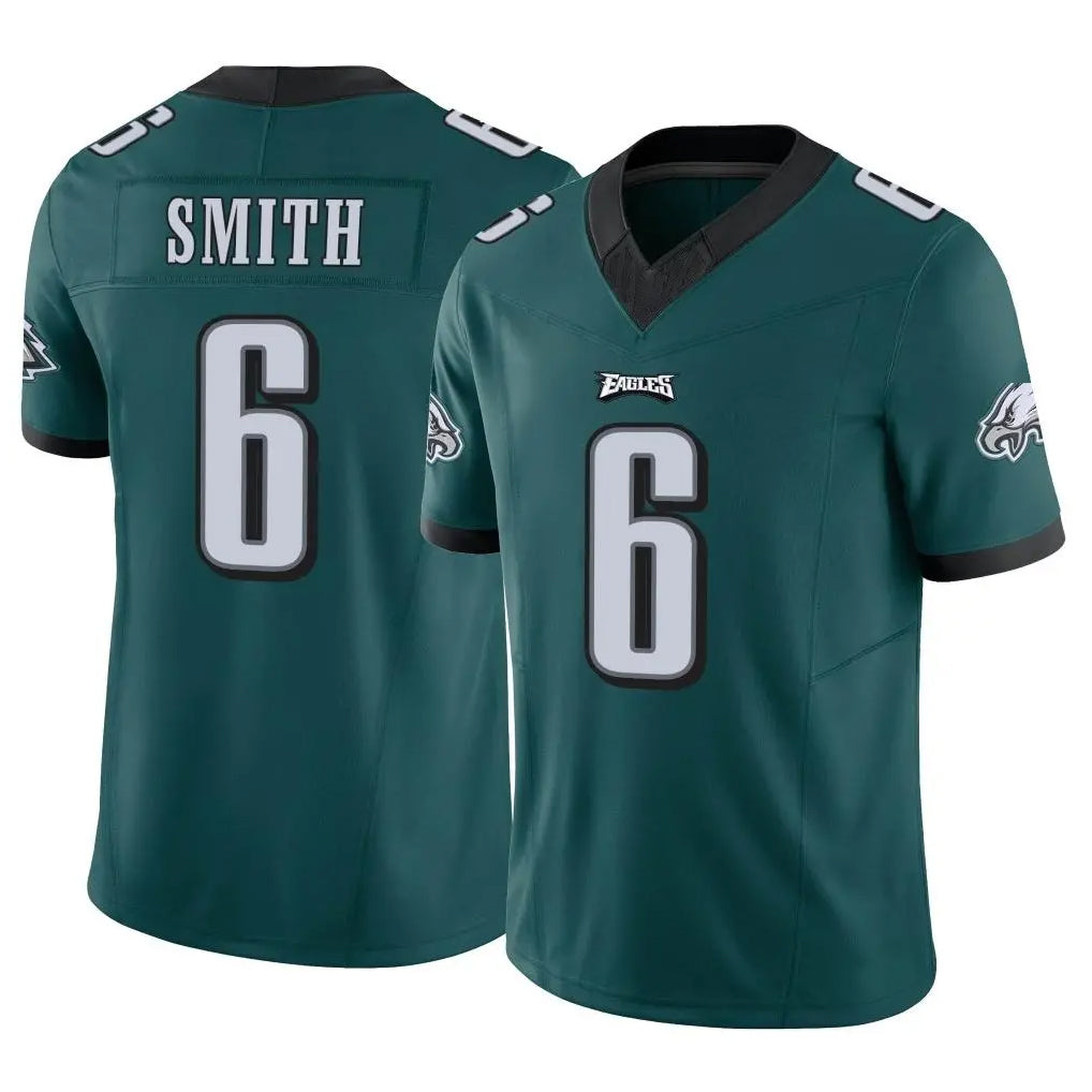 P.Eagles #6 DeVonta Smith Player Team Color Green Limited Vapor F.U.S.E. Home Game BALCE Stitched Jerseys