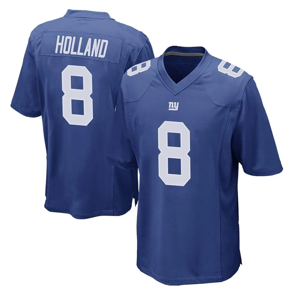 NY.Giants #8 Jevon Holland Player Royal Home Game BALCE Stitched Jerseys