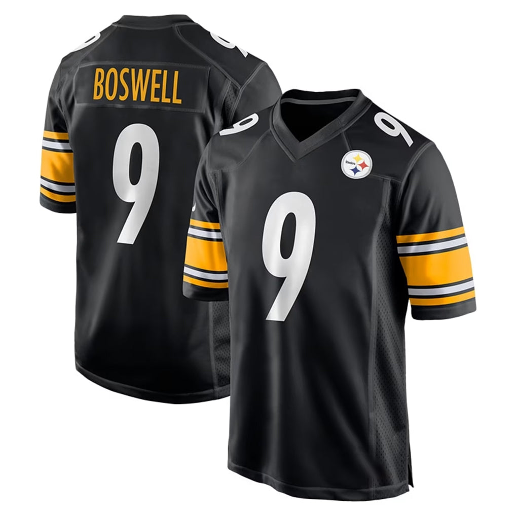P.Steelers #9 Chris Boswell Player Black Home Game BALCE Stitched Jerseys