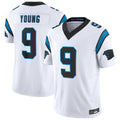 C.Panthers #9 Bryce Young Player White Vapor F.U.S.E. Limited Home Game BALCE Stitched Jerseys