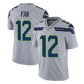 S.Seahawks #12 12th Fan Player Gray Limited Vapor Untouchable Home Game BALCE Stitched Jerseys