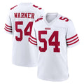 SF.49ers #54 Fred Warner Player White Game Home BALCE Stitched Jerseys