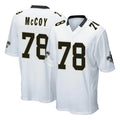 NO.Saints #78 Erik McCoy Player White Home Game BALCE Stitched Jerseys