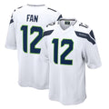S.Seahawks #12 12th Fan Player White Home Game BALCE Stitched Jerseys