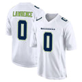 S.Seahawks #0 DeMarcus Lawrence Player White Tundra Fashion Home Game BALCE Stitched Jerseys