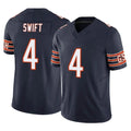 C.Bears #4 D'Andre Swift Player Navy Vapor F.U.S.E. Limited Home Game BALCE Stitched Jerseys
