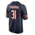 C.Bears #31 Dillon Thieneman Player Navy Home Game BALCE Stitched Jerseys
