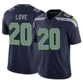 S.Seahawks #20 Julian Love Player Navy Limited Vapor F.U.S.E. Home Game BALCE Stitched Jerseys