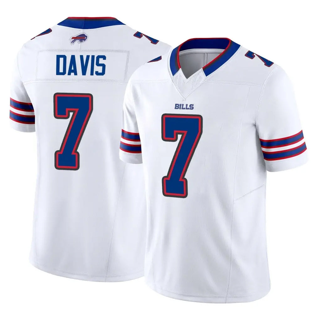 B.Bills #7 Ray Davis Player White Vapor F.U.S.E. Limited BALCE Stitched Jerseys
