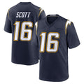 LA.Chargers #16 J.K. Scott Player Navy Alternate Home Game BALCE Stitched Jerseys