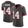 TB.Buccaneers #14 Chris Godwin Jr. Player Pewter Limited Alternate Vapor Home Game BALCE Stitched Jerseys