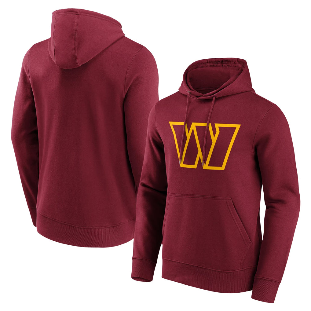 W.Commanders ## Commanders Blank Player Burgundy LOGO Pullover Hoodies Game BALCE Stitched Jerseys