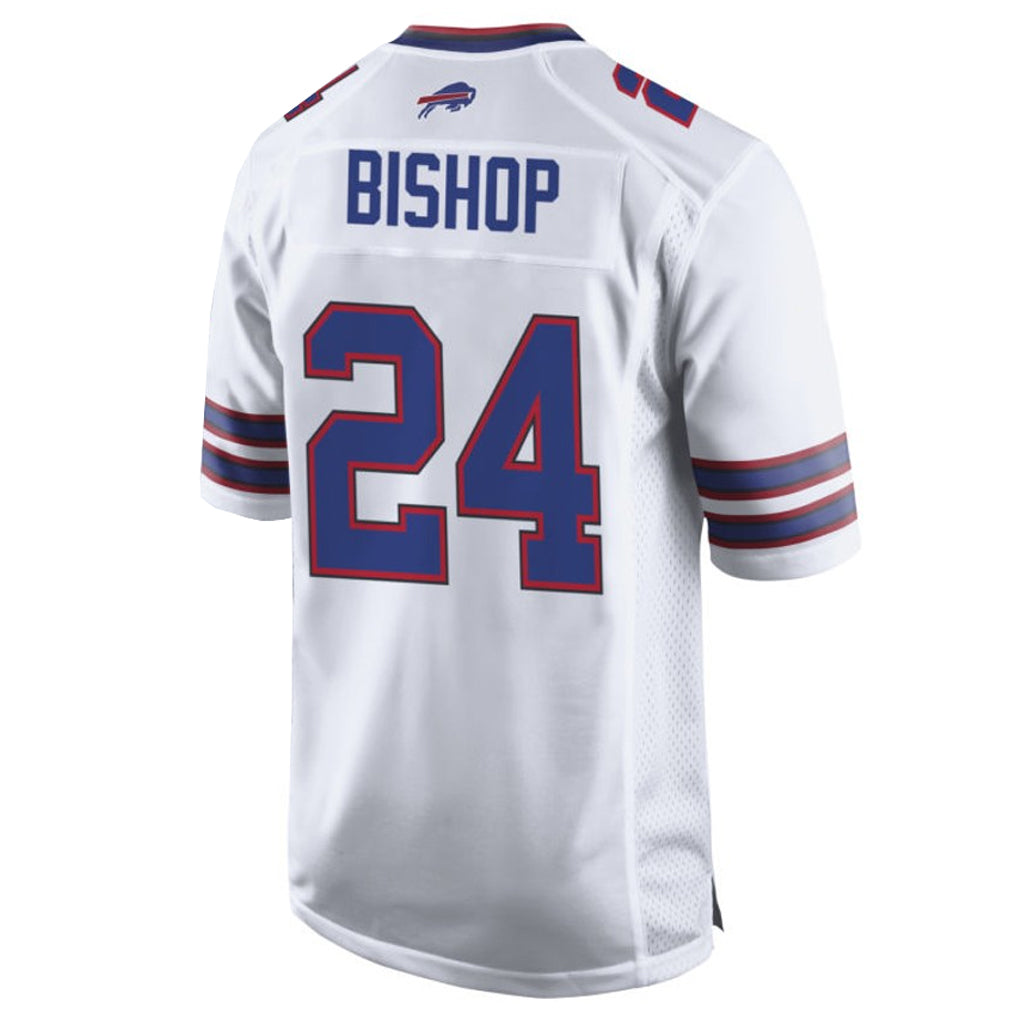 B.Bills #24 Cole Bishop Player White Home Game BALCE Stitched Jerseys