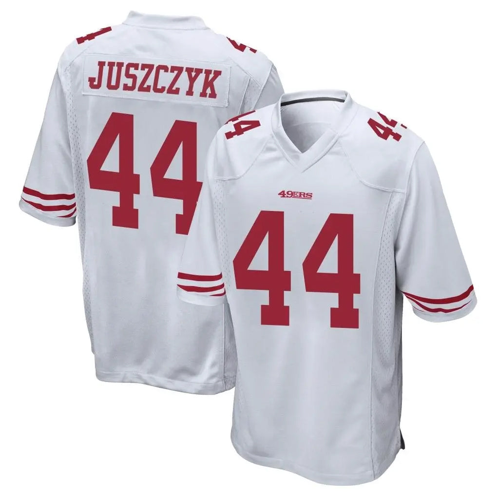 SF.49ers #44 Kyle Juszczyk Player White Home Game BALCE Stitched Jerseys