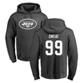 NY.Jets #99 T'Vondre Sweat Player Gray Pullover Hoodies Limited Game BALCE Stitched Jerseys