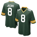 GB.Packers #8 Josh Jacobs Player Green Home Game BALCE Stitched Jerseys