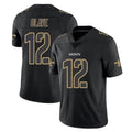 NO.Saints #12 Chris Olave Player Black Impact Limited Home Game BALCE Stitched Jerseys