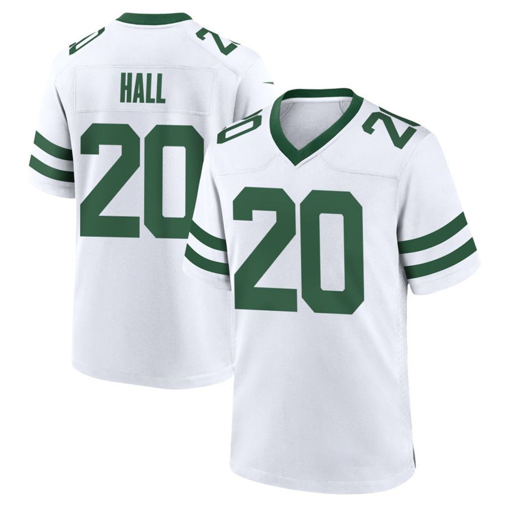 NY.Jets #20 Breece Hall Player White Legacy Home Game BALCE Stitched Jerseys