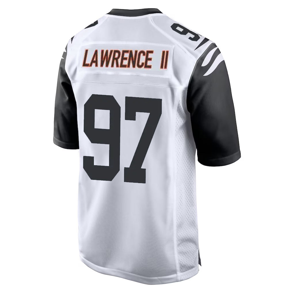 C.Bengals #97 Dexter Lawrence II Player White Alternate Home Game BALCE Stitched Jerseys