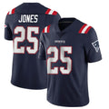 NE.Patriots #25 Marcus Jones Player Navy Vapor Untouchable Home Game BALCE Stitched Jerseys