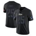NE.Patriots #25 Marcus Jones Player Black Impact LImited Home Game BALCE Stitched Jerseys