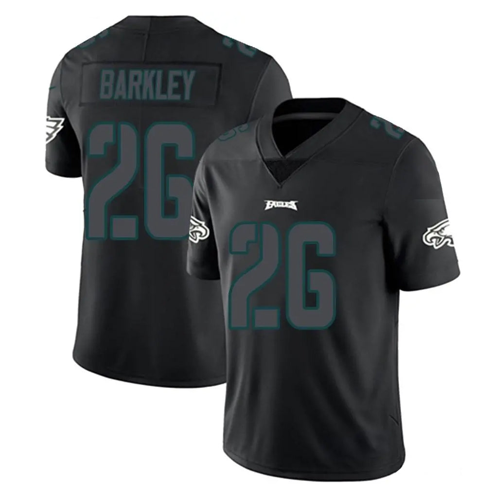 P.Eagles #26 Saquon Barkley Player Limited Black Impact Home Game BALCE Stitched Jerseys