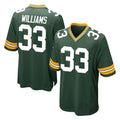 GB.Packers #33 Evan Williams Player Green Home Game BALCE Stitched Jerseys