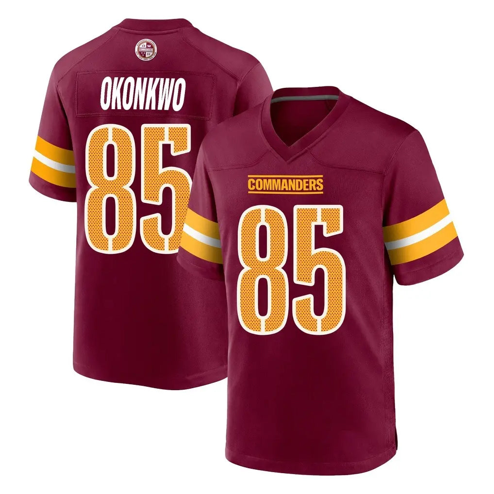 W.Commanders #85 Chig Okonkwo Player Burgundy Home Game BALCE Stitched Jerseys