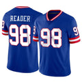 NY.Giants #98 DJ Reader Player Royal Classic Vapor Home Game BALCE Stitched Jerseys