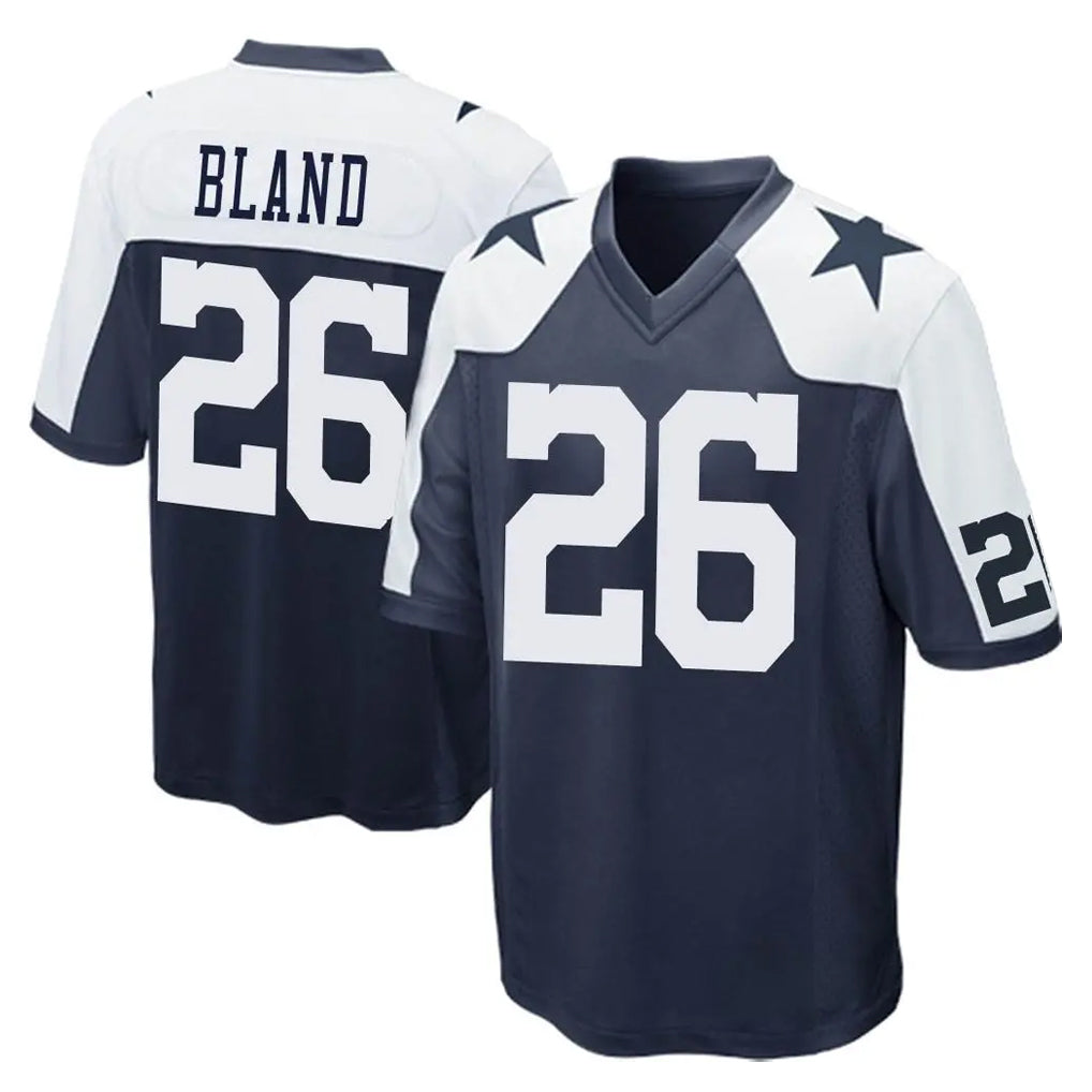 D.Cowboys #26 DaRon Bland Player Navy-White Alternate Home Game BALCE Stitched Jerseys