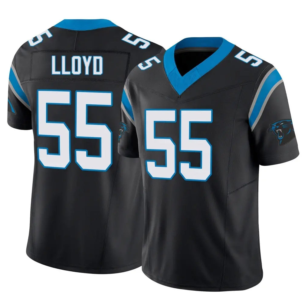 C.Panthers #55 Devin Lloyd Player Black Vapor F.U.S.E. Limited Home Game BALCE Stitched Jerseys