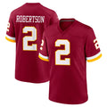 W.Commanders #2 Amik Robertson Player Burgundy Game Home BALCE Stitched Jerseys