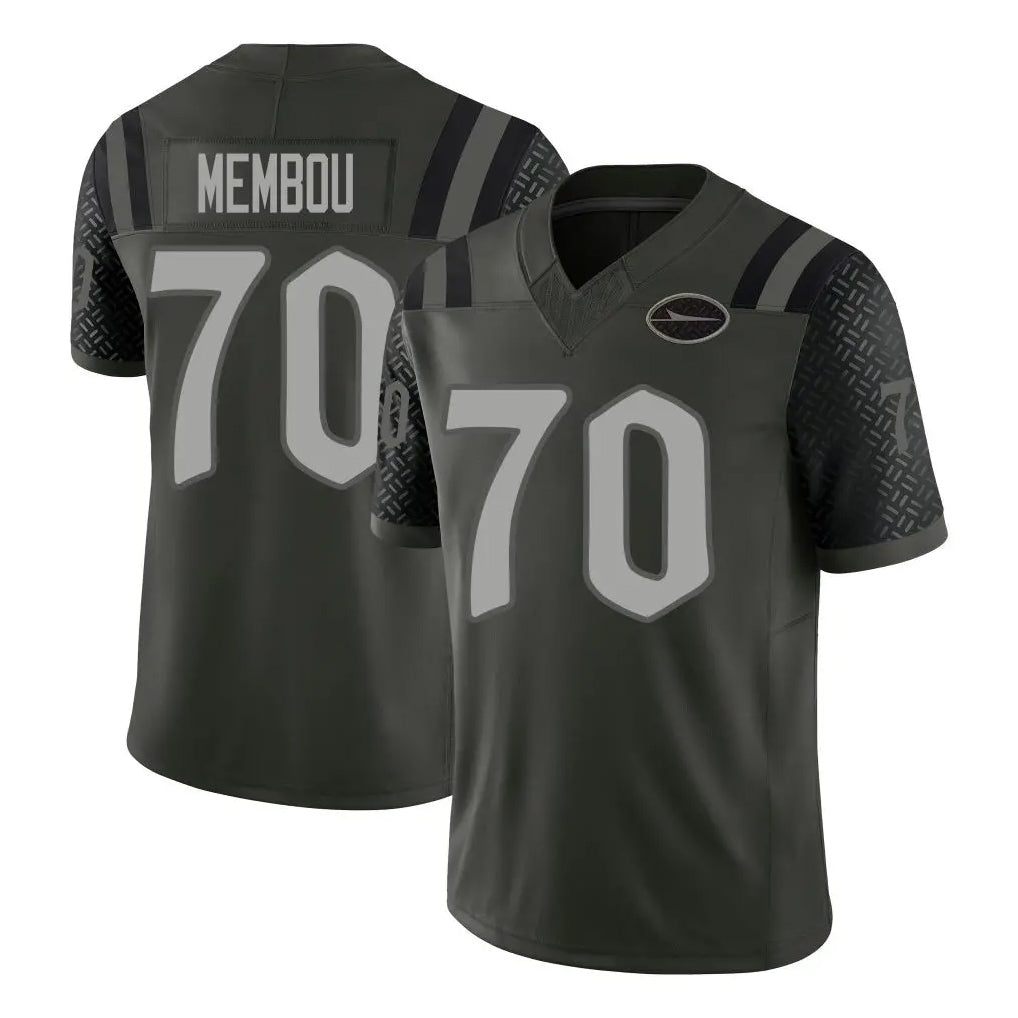 NY.Jets #70 Armand Membou Player Green Limited 2025 Rivalries Collection Home Game BALCE Stitched Jerseys