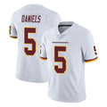 W.Commanders #5 Jayden Daniels Player White Limited Vapor Untouchable Home Game BALCE Stitched Jerseys
