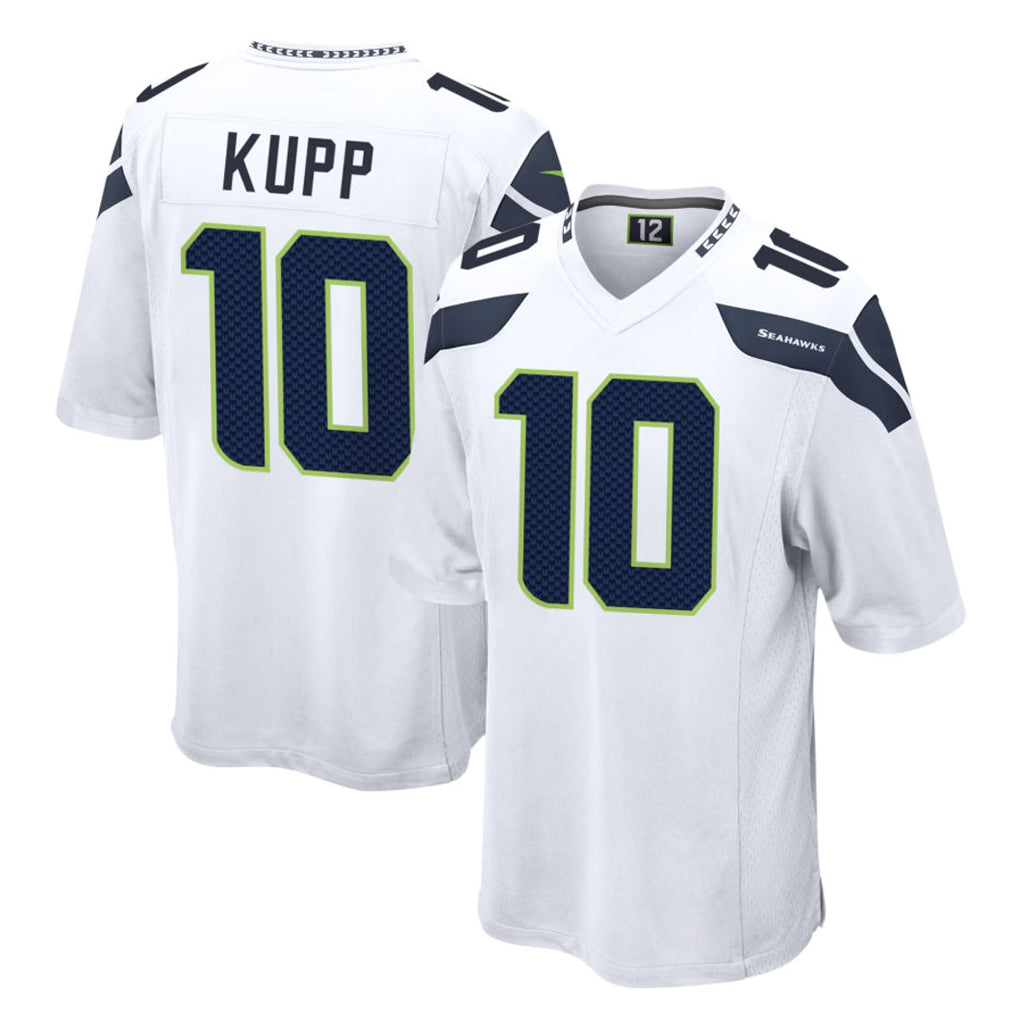 S.Seahawks #10 Cooper Kupp Player White Home Game BALCE Stitched Jerseys