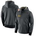 KC.Chiefs ## Chiefs Blank Player Gray Salute to Service Hoodies Limited Game BALCE Stitched Jerseys