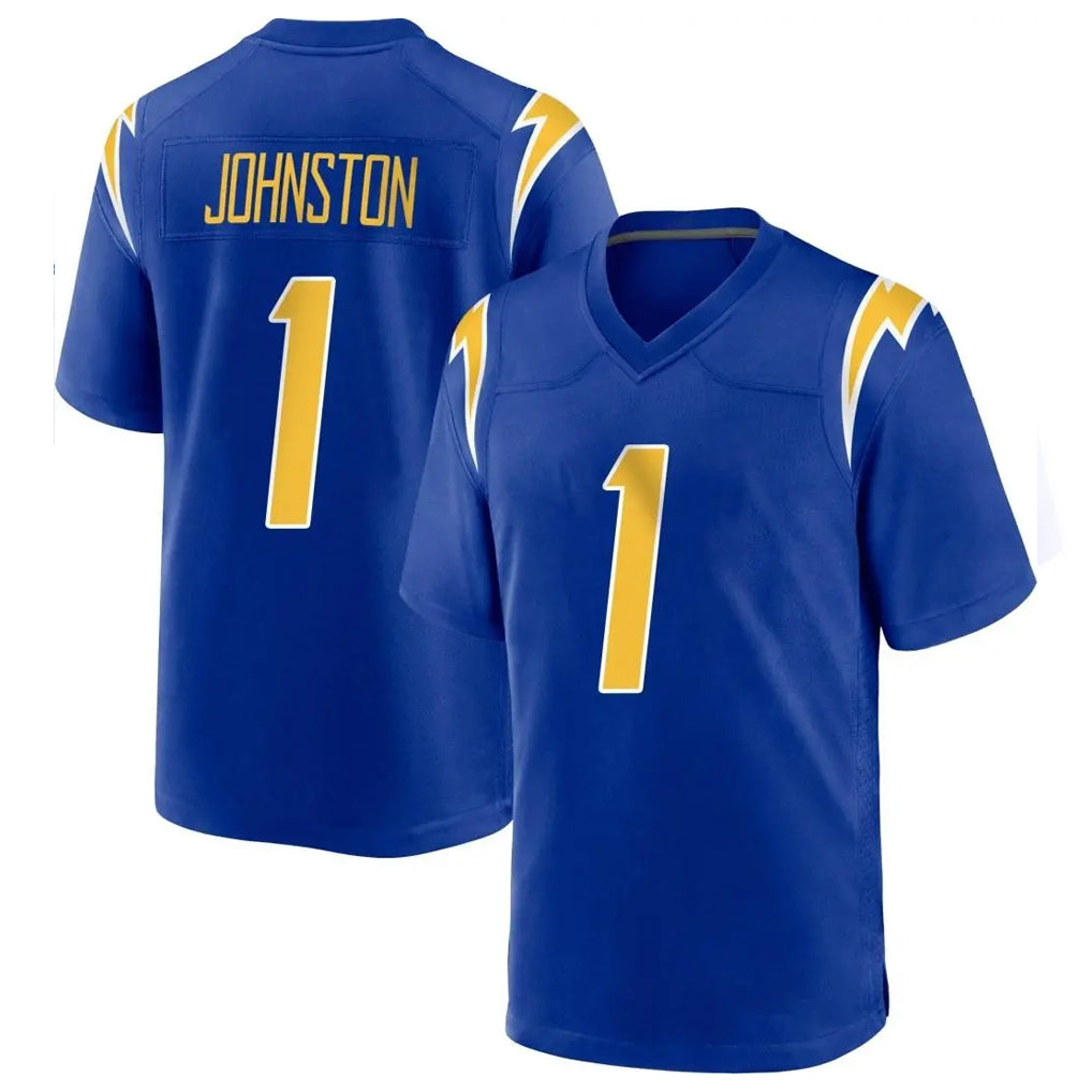 LA.Chargers #1 Quentin Johnston Player Royal Home Game BALCE Stitched Jerseys