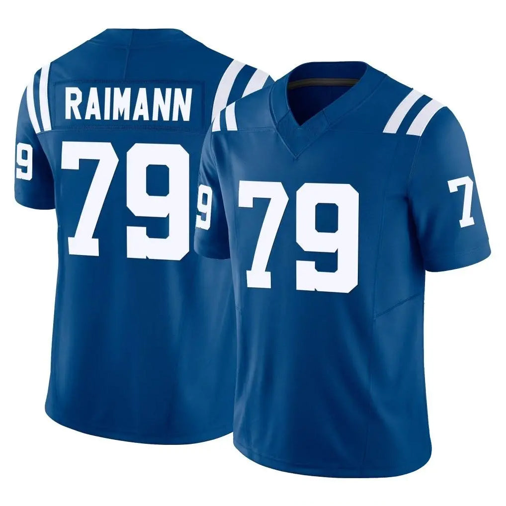 IN.Colts #79 Bernhard Raimann Player Royal Limited Vapor F.U.S.E. Home Game BALCE Stitched Jerseys