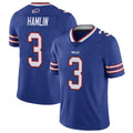 B.Bills #3 Damar Hamlin Player Royal Vapor Untouchable Limited BALCE Stitched Jerseys