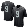 LV.Raiders #9 Jalen Nailor Player Black Home Game BALCE Stitched Jerseys