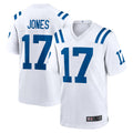 IN.Colts #17 Daniel Jones Player White Home Game BALCE Stitched Jerseys