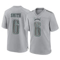 P.Eagles #6 DeVonta Smith Player Gray Atmosphere Fashion Home Game BALCE Stitched Jerseys
