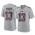 SF.49ers #13 Brock Purdy Player Gray Atmosphere Fashion Home Game BALCE Stitched Jerseys