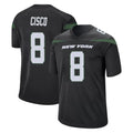 NY.Jets #8 Andre Cisco Player Stealth Black Home Game BALCE Stitched Jerseys