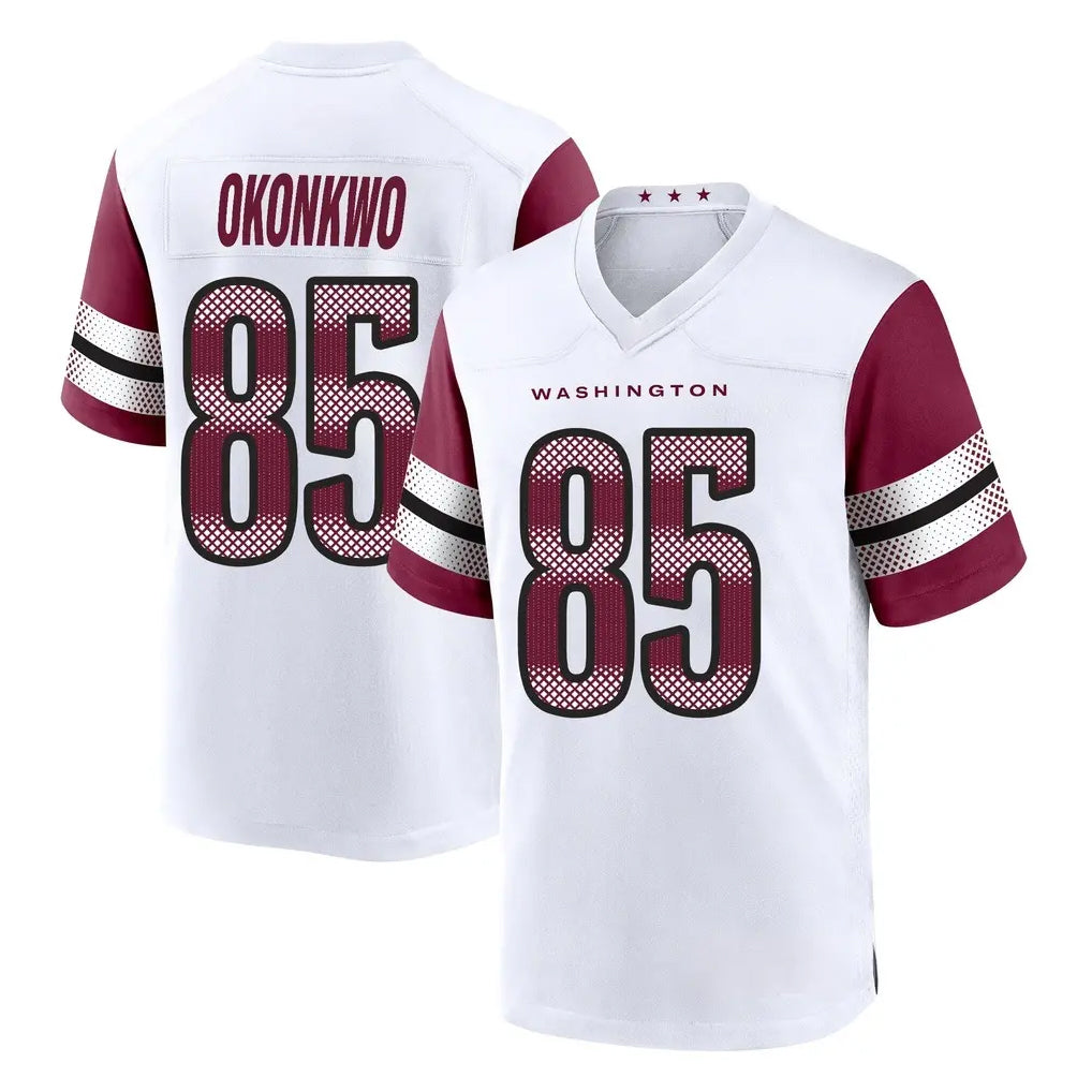 W.Commanders #85 Chig Okonkwo Player White Game Home BALCE Stitched Jerseys