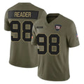NY.Giants #98 DJ Reader Player Olive 2025 Salute To Service Limited BALCE Stitched Jerseys