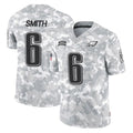 P.Eagles #6 DeVonta Smith Player Arctic Camo Salute to Service Limited Game BALCE Stitched Jerseys